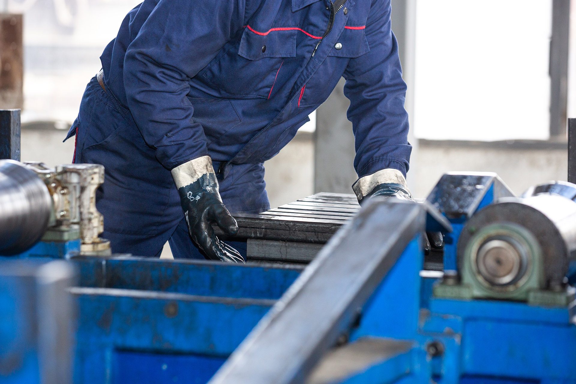 processo di lavorazione in fabbrica di acciaio
